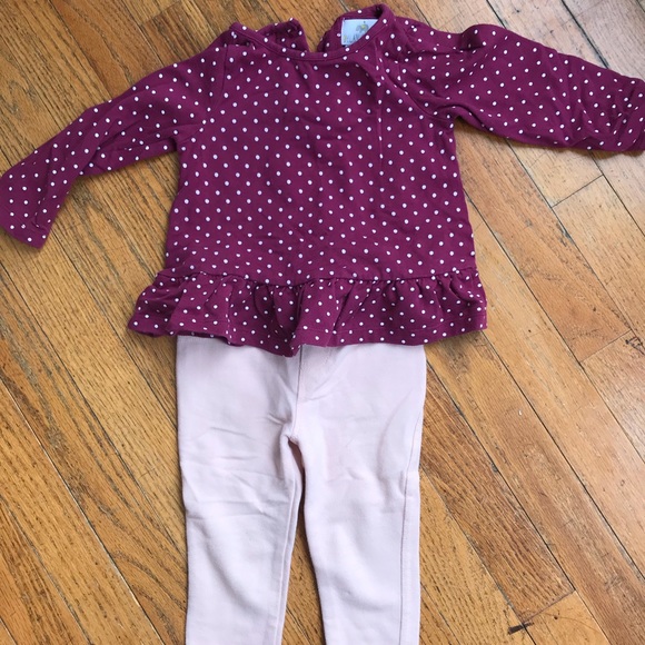 3/12♦️Adorable polka dot shirt & fur vest. - Picture 3 of 3